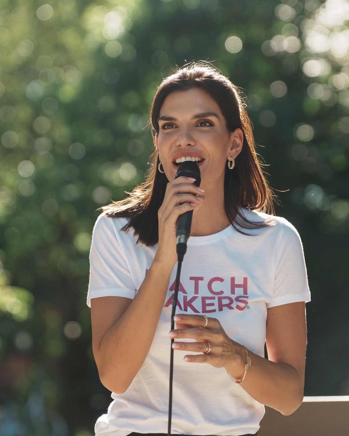 Anja, osnivačica Match Makers, na događaju